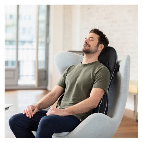 Medisana MC 825 Pokrowiec na siedzisko do masażu Shiatsu z Funkcja ogrzewania / masażu szyi, 40 W, kolor: czarny - 5